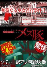 神聖なる巫女淫行事件!！+驚愕！訳アリ問題映像-暗闇のHカップ
