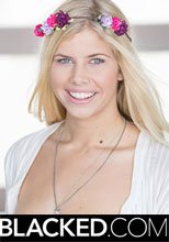Blonde Fashion Model Squirts on Huge Black Dick!
