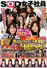 厳選7名を独り占め！！男は1人だけで好き放題！！SOD女子社員 第37回ハーレム王様ゲーム
