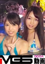 ナイトプールでパリピってる最先端"エロ可愛い"素人女子3人組をナンパし、ホテルへ連れ出し、大乱交6Pハメ倒し！