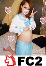 【個人撮影】【無】最強の小悪魔系ギャル妊婦！ボテ腹きぃちゃんと制服コスで中出しSEX　6ヶ月・きぃちゃん③