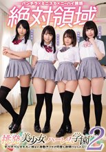 絶対領域 挑発美少女ハーレム学園2 すべすべな太ももに挟まれ身動きできず何度も射精させられる！