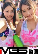 ファ●ファ●スプラッシュナンパ！ パリピの集まるずぶ濡れフェス！ノリよく過ごせばギャルと飲める！車で送るよとホテルに連れ込めば…その後は水着でツイスター！？ヤリマンギャルと浮気初心者、大学生2人組は互いのSEXに興味津々の巻【4P乱交】