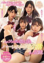 人生に1度だけあるモテ期がきたので片っ端から告って4人のツンデレ彼女達とハーレム同棲生活をした記録。
