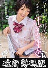 ビチョ濡れ潮吹きJKダダ漏れ汗ダク性交 向井藍 (破解薄碼版)