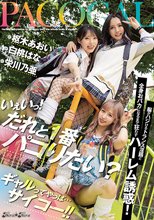 いぇいっ！ だれと1番パコりたい？ 脳がハジけるトランス淫語と全身おバカになるまで狂わすハーレム誘惑！ ギャルってやっぱ…サイコー！！ 枢木あおい 栄川乃亜 白桃はな