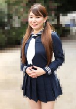 ちょいポチャ素人娘を制服コスでいただきます！ - 葵みのり