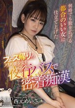 フェス帰りのノリノリ美少女を夜行バスで密着痴● 何時でも股を広げる都合のいい女に仕立て上げた 西元めいさ