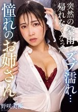 突然の豪雨でズブ濡れ… 帰れなくなった憧れのお姉さん 野咲美桜