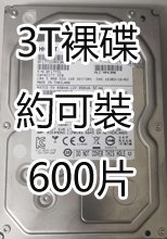 3T 3.5吋良品 裸碟 硬碟訂單加購區(不含影片 影片另購)