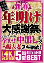 新春 年明け大感謝祭！！子宮にたっぷり孕ませ中出し性交S級人妻ヌキ始め！超高画質 5時間 BEST