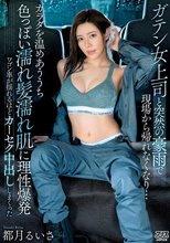 ガテン女上司と突然の豪雨で現場から帰れなくなり…カラダを温めあううち色っぽい濡れ髪濡れ肌に理性爆発ワゴン車が揺れるほどカーセク中出ししまくった 都月るいさ_