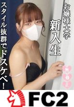 【無修正・完全素人】Ｓ級ド素人に中出し！めちゃキレイでスタイル抜群のお嬢様大学新入生は清純そうに見えて実はドスケベ！夏休みの大冒険で中年男の極太マラを味わい尽くし潮吹いて本気イキっ！！