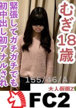 【素人初撮り】むぎ(18) 155cm46kgAcupのかわいいちっぱい。最初は緊張していましたがくすぐったり中出ししたりアナル貫通したりしたら徐々にイキ初めて、最後は連続イキしいていました