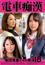 電車痴● 集団鬼畜たちの痴●18