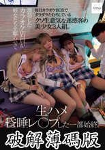 毎日カラオケBOXでダラダラたむろしているクソ生意気な迷惑客の美少女3人組。激怒したカラオケ店員が彼女たちを眠らせて生ハメ昏●レ○プした一部始終。 (破解薄碼版)