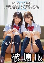 逆3Pハーレム中出し 幼なじみの双子姉妹に彼氏が出来たので、両親の不在中にセックスの練習をしまくることになった僕。 松本いちか 久留木玲